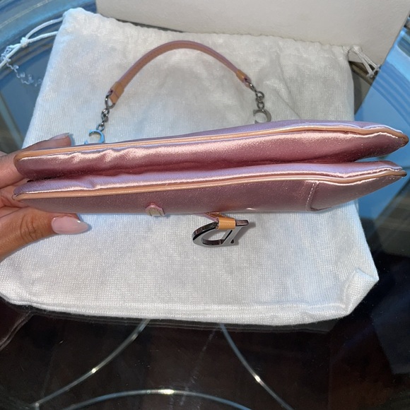 Christian Dior silk mini saddle bag - Picture 8 of 17